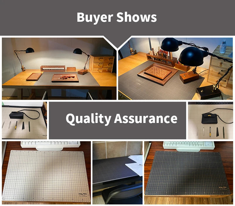 WUTA New Fabric Cutting Mat, A1 A2 A3 A4 A5 Professional Self Healing Quality Double-Sided Craft Tool Set