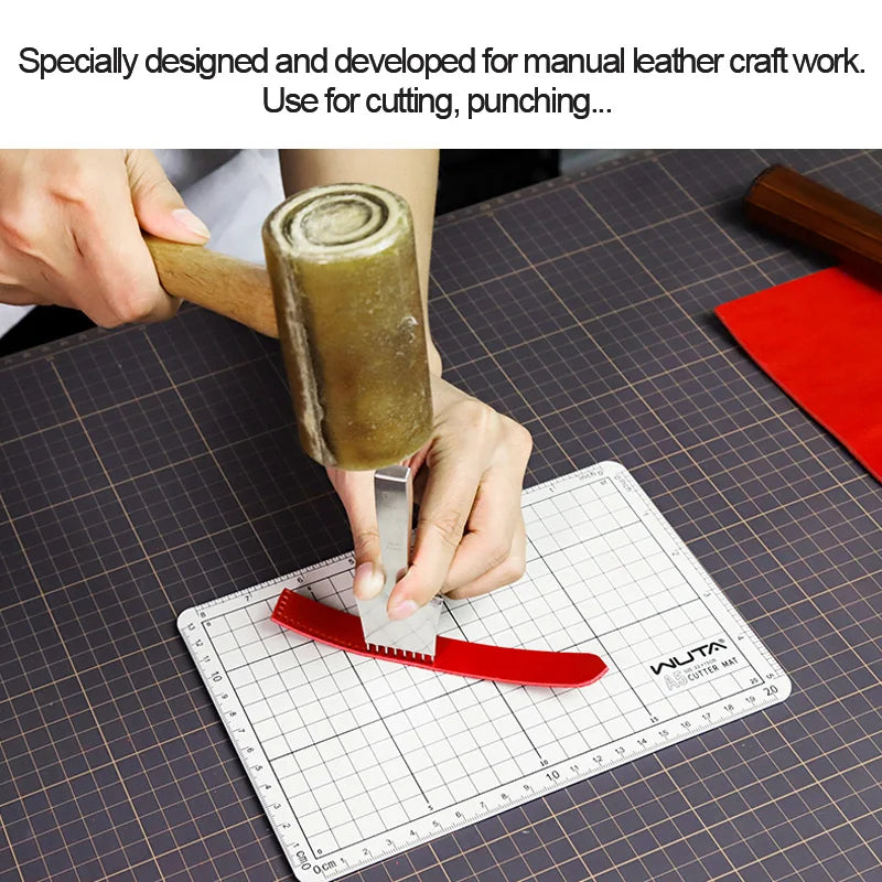 WUTA New Fabric Cutting Mat, A1 A2 A3 A4 A5 Professional Self Healing Quality Double-Sided Craft Tool Set