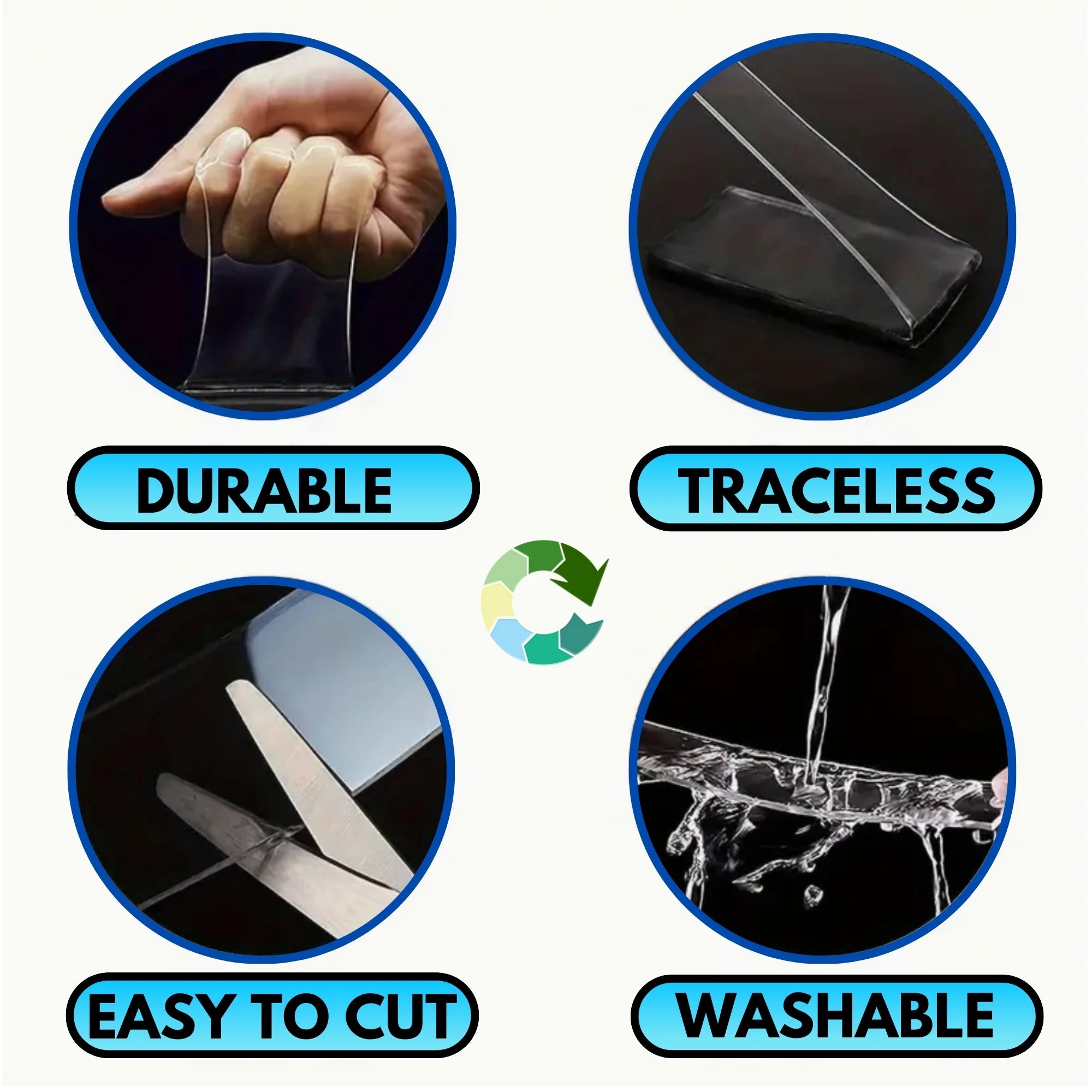 Double Sided Tape Heavy Duty Nano Two Sided Adhesive Strip for Wall Hanging or Crafts