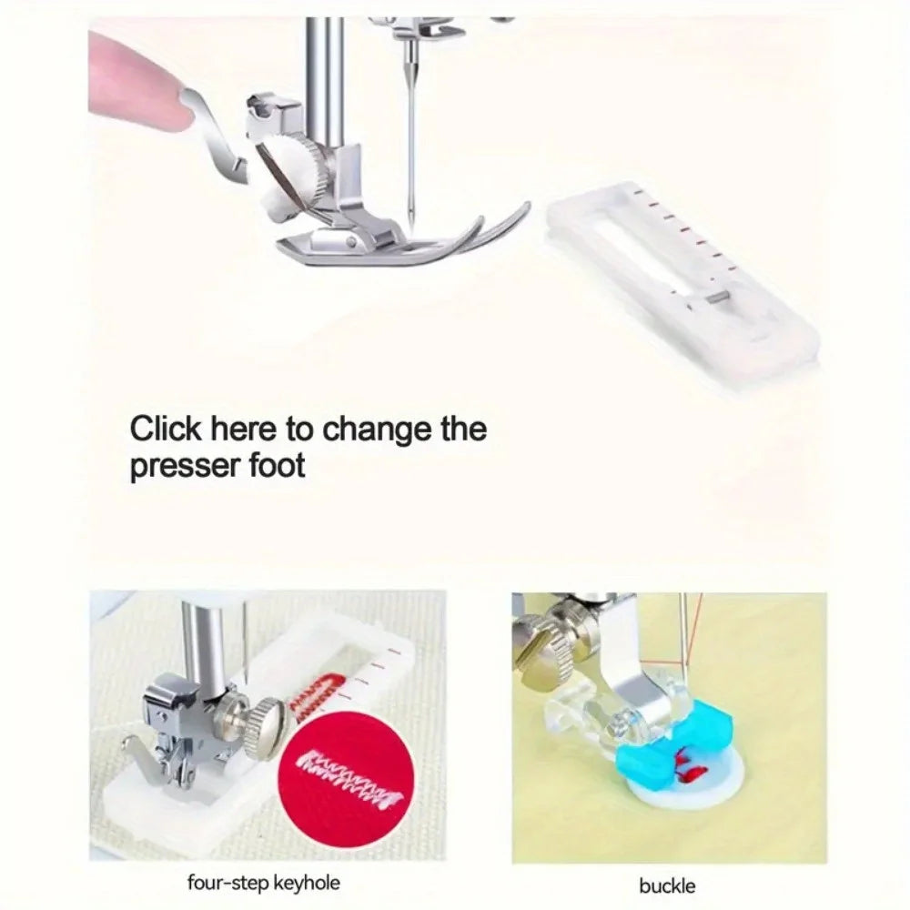 Electric Sewing Machine with for 12 Built-in Stitches and 2 Speeds