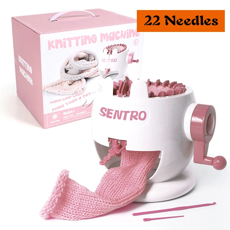 Knitting Machine Wool Crochet Scarf Sweater Adult Children Hats Socks Scarves