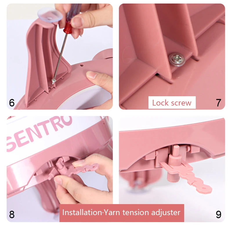 Knitting Machine Wool Crochet Scarf Sweater Adult Children Hats Socks Scarves