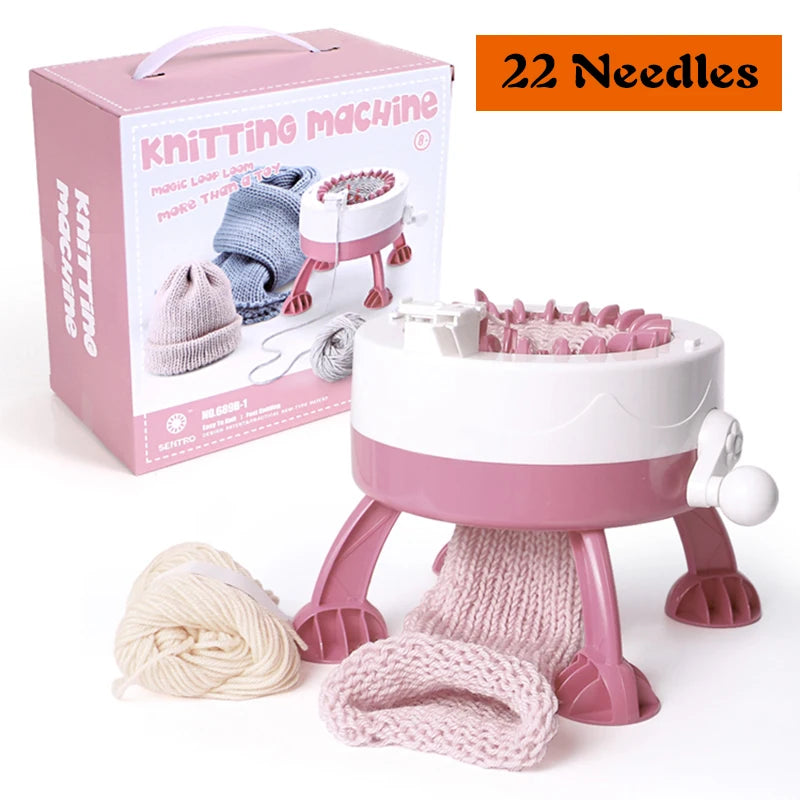 Knitting Machine Wool Crochet Scarf Sweater Adult Children Hats Socks Scarves
