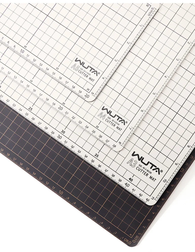 WUTA New Fabric Cutting Mat, A1 A2 A3 A4 A5 Professional Self Healing Quality Double-Sided Craft Tool Set