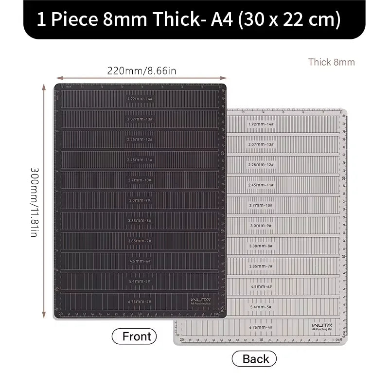 WUTA New Fabric Cutting Mat, A1 A2 A3 A4 A5 Professional Self Healing Quality Double-Sided Craft Tool Set