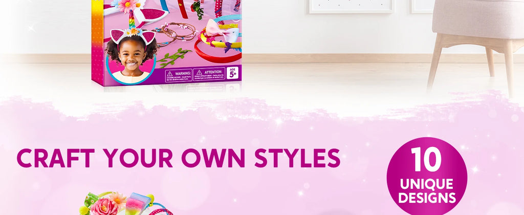 Headband Making Kit for Kids DIY Hair Accessories Make Your Own