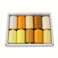 Sewing Thread - 10 Polyester Threads for Hand Stitching, Quilting & Sewing Machine