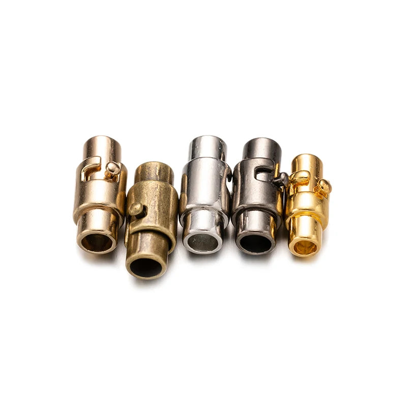 5pcs Magnetic Clasps Bracelet Cord End Caps for Leather Bracelet Necklace Jewelry Craft Making Supplies