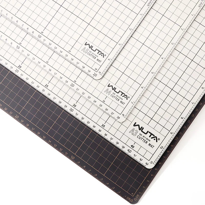 WUTA New Fabric Cutting Mat, A1 A2 A3 A4 A5 Professional Self Healing Quality Double-Sided Craft Tool Set