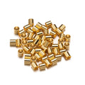 100pcs Stainless Steel Crimp Tube Beads End Stopper For DIY Necklace Jewelry Making Crafts