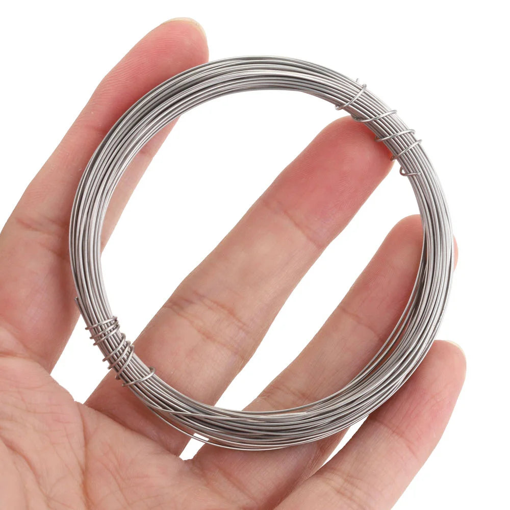 10m/roll Stainless Steel Solid Wire for DIY Beading Wire Necklace Bracelet Earring Jewelry Making