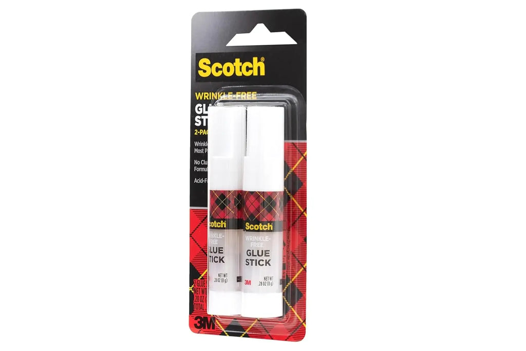 Wrinkle-Free Glue Sticks, 2 Pack, .27 oz Each