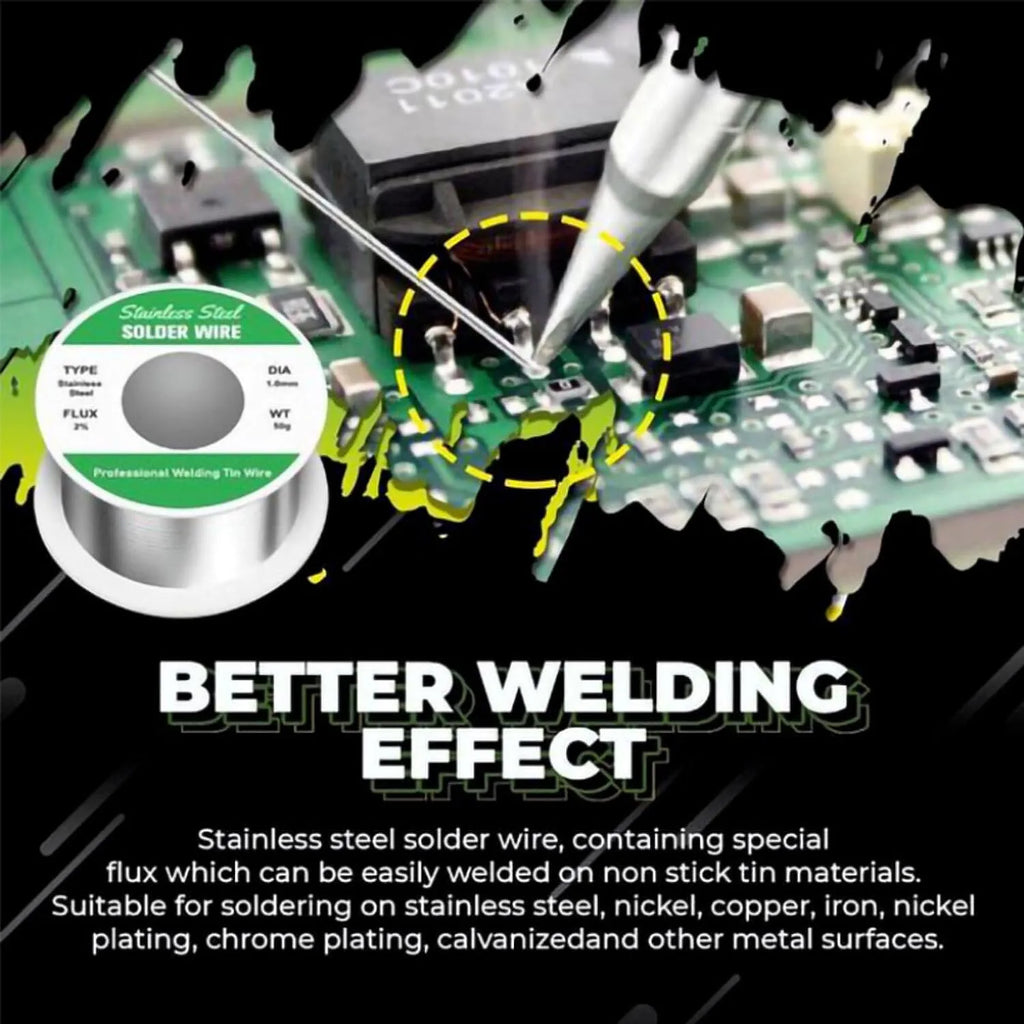 Stainless Steel Wire Easy Melt Low Temperature Aluminum Copper Iron Metal Soldering Wires
