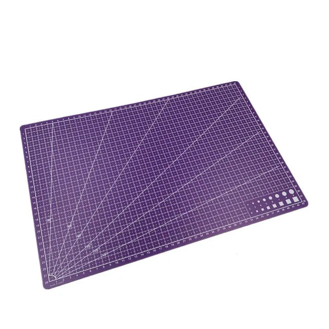 Durable A3 / A4 / A5 Multifunctional Cutting Mat DIY Handicraft Art High Elasticity Toughness