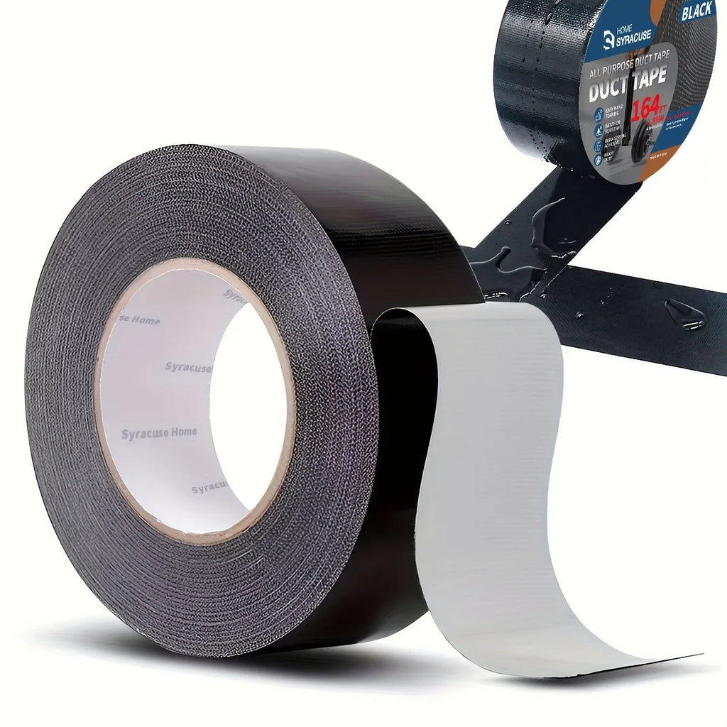 Black Super Adhesive Fabric Duct Tape, Or Seat Repair 5m, 50m, 10M, 20M