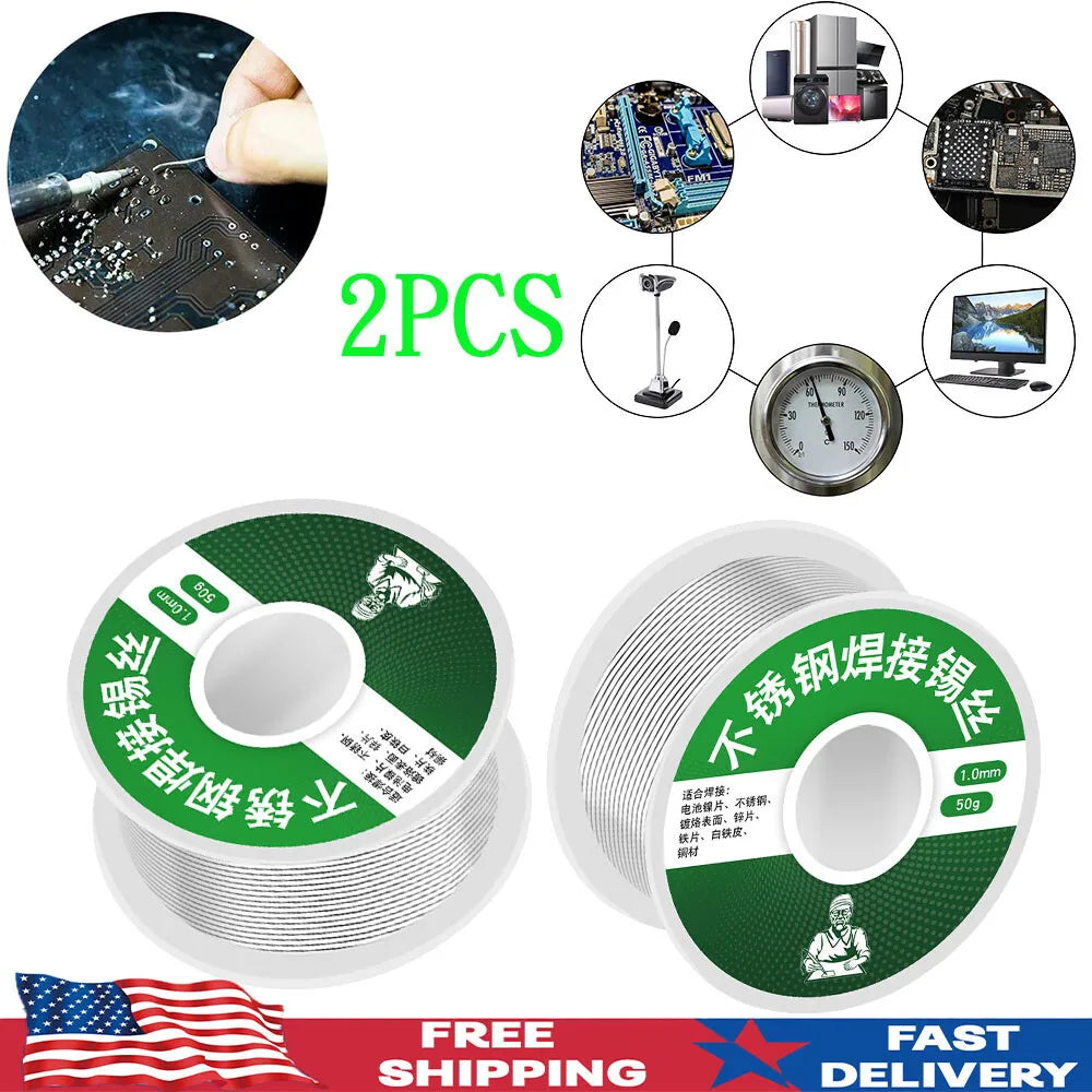 Stainless Steel Wire Easy Melt Low Temperature Aluminum Copper Iron Metal Soldering Wires