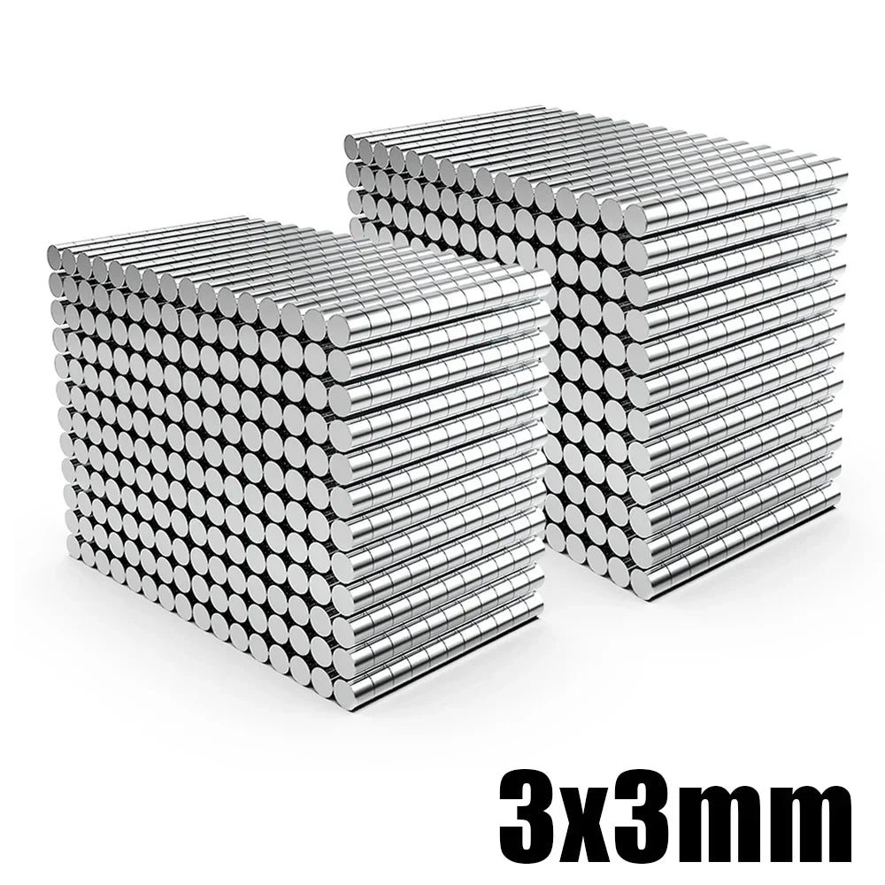40/200pcs 3x3mm Fridge Magnets for Crafting