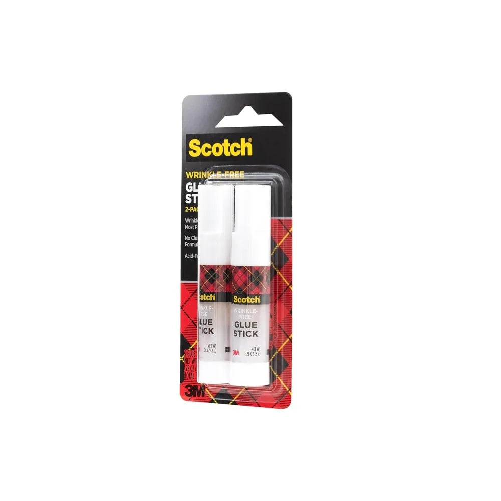 Wrinkle-Free Glue Sticks, 2 Pack, .27 oz Each