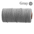 2mm 100M Macrame Cord Rope Cotton Crafts DIY Sewing Handmade Wall Hangings