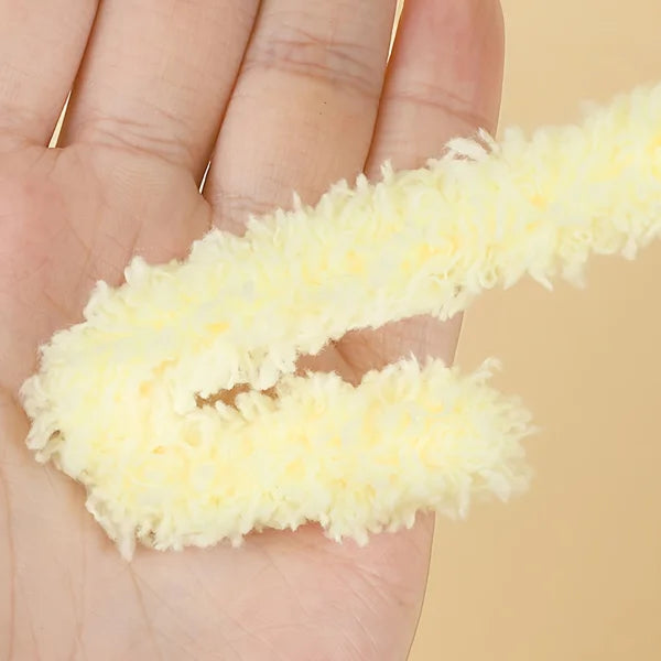 7-Piece DIY Coral Velvet Twisting Kit for Knitting Plush Puppies & Small Animals