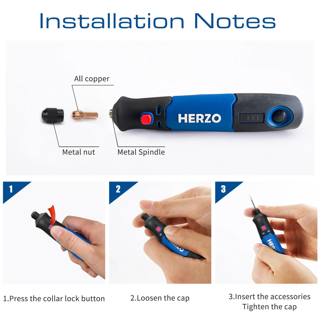 Cordless Mini Rotary Tool Engraving Machine USB Engraver Pen for Grinding Polishing