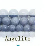 Round Flame Stone Beads Sodalite Loose Spacer Beads for Jewelry Making DIY Bracelets Necklace