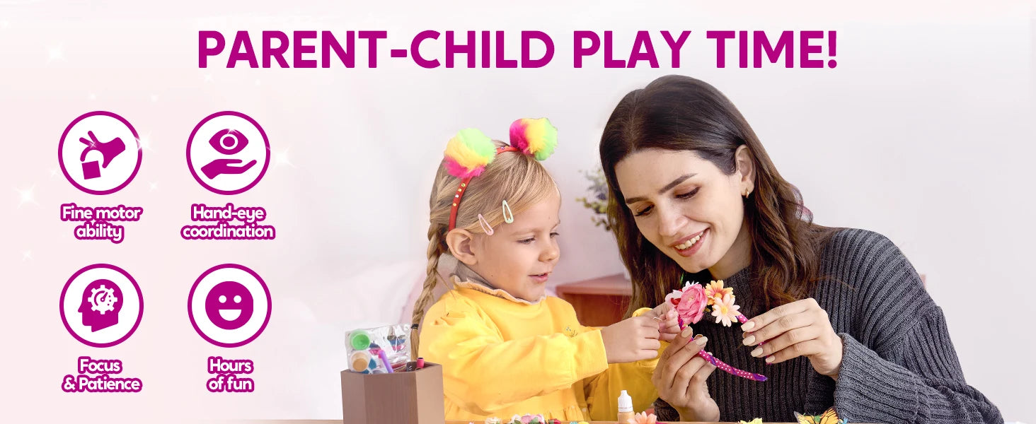 Headband Making Kit for Kids DIY Hair Accessories Make Your Own