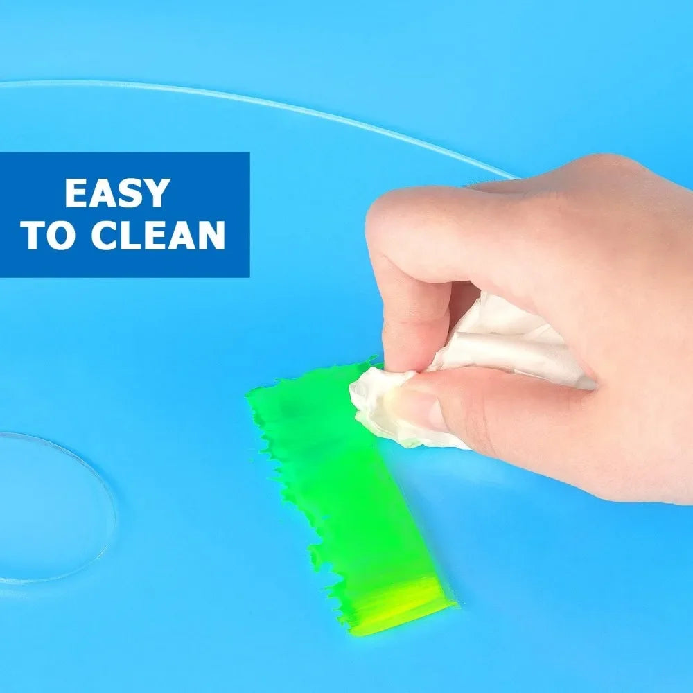 11.8 x 7.9 inch acrylic palette with thumb hole for easy to hold and clean non-stick artist paint tray