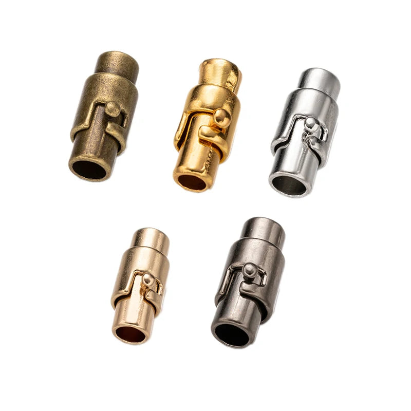 5pcs Magnetic Clasps Bracelet Cord End Caps for Leather Bracelet Necklace Jewelry Craft Making Supplies