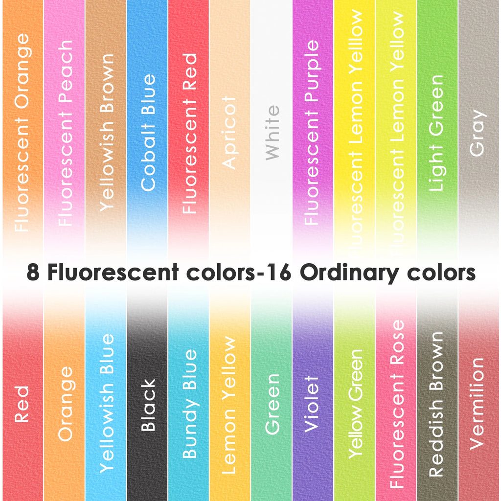 24Colors/Set Airbrush Paint Set, Opaque & Brilliant Acrylic Paint, For Beginners