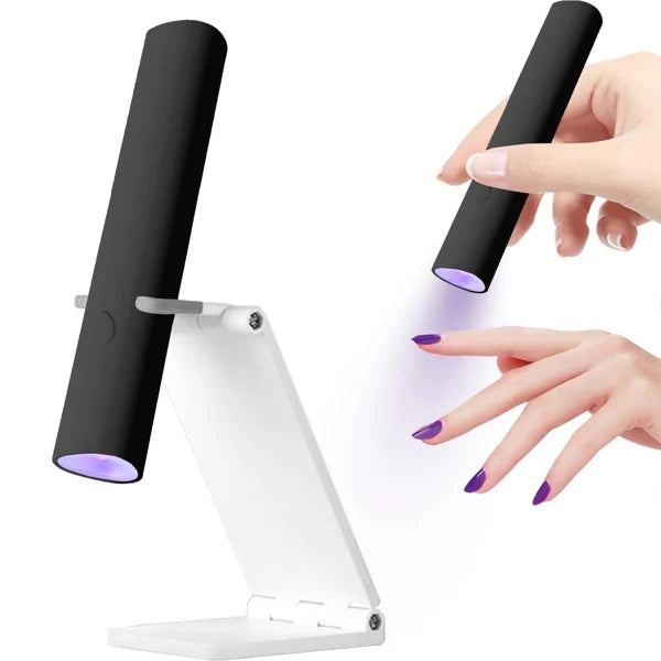 Rechargeable UV LED Lamp Handheld with Stand