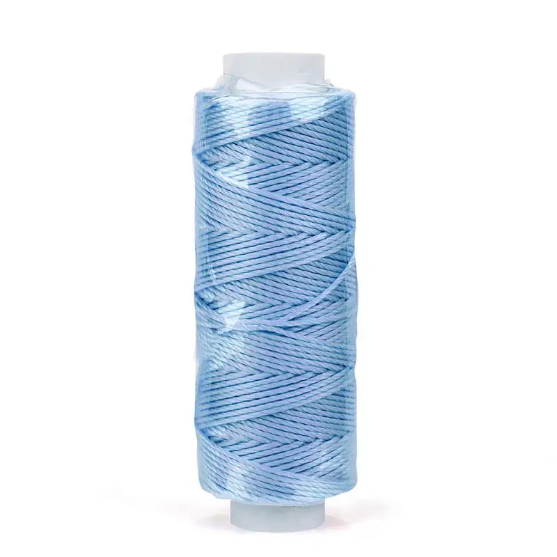 0.65mm Leather Waxed Cord For DIY Hand Stitching Thread 25 Meters Round Waxed Sewing Line