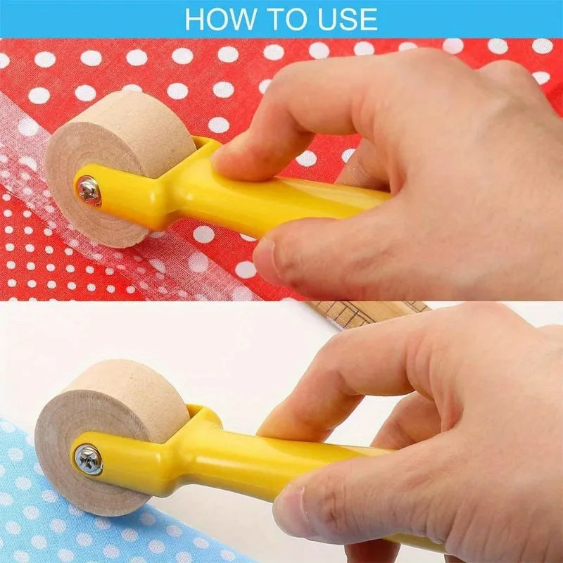 Sewing Seam Roller with Easy To Grip Handle for Quilting Sewing Home Decoration