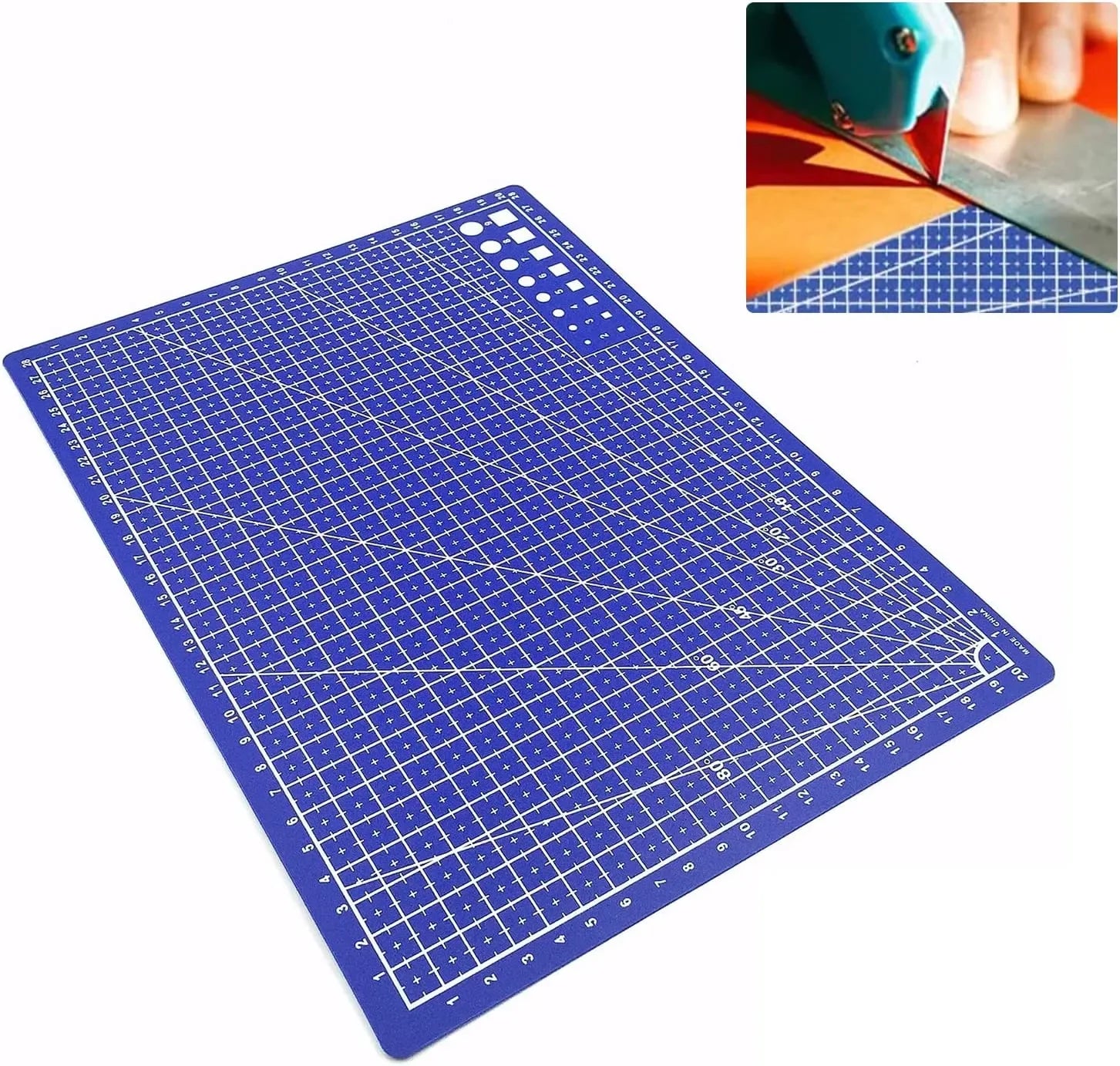 Durable A3 / A4 / A5 Multifunctional Cutting Mat DIY Handicraft Art High Elasticity Toughness