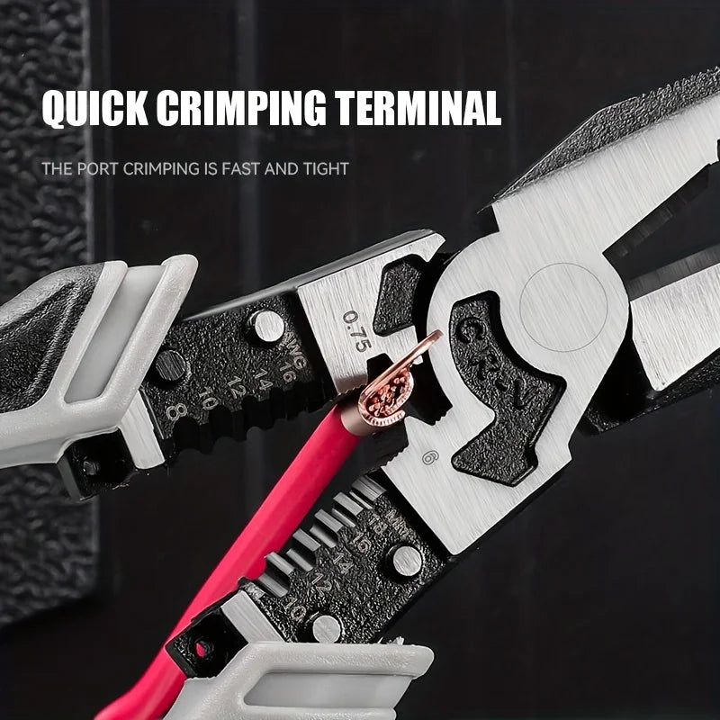 9inch Manual Various Tool Pliers Industrial Cutting Combination Pliers Diagonal Cutting Pliers