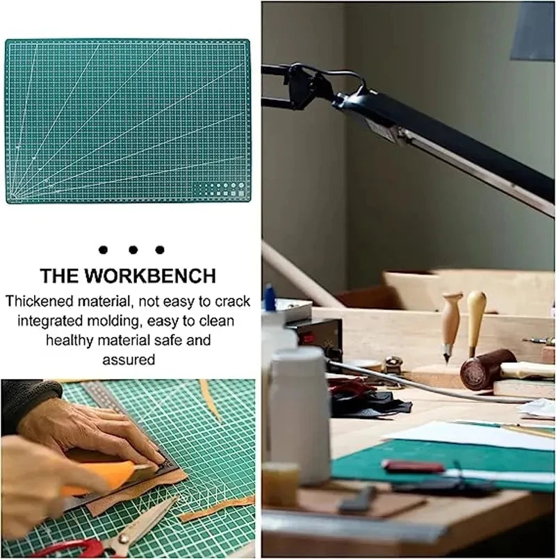 Durable A3 / A4 / A5 Multifunctional Cutting Mat DIY Handicraft Art High Elasticity Toughness