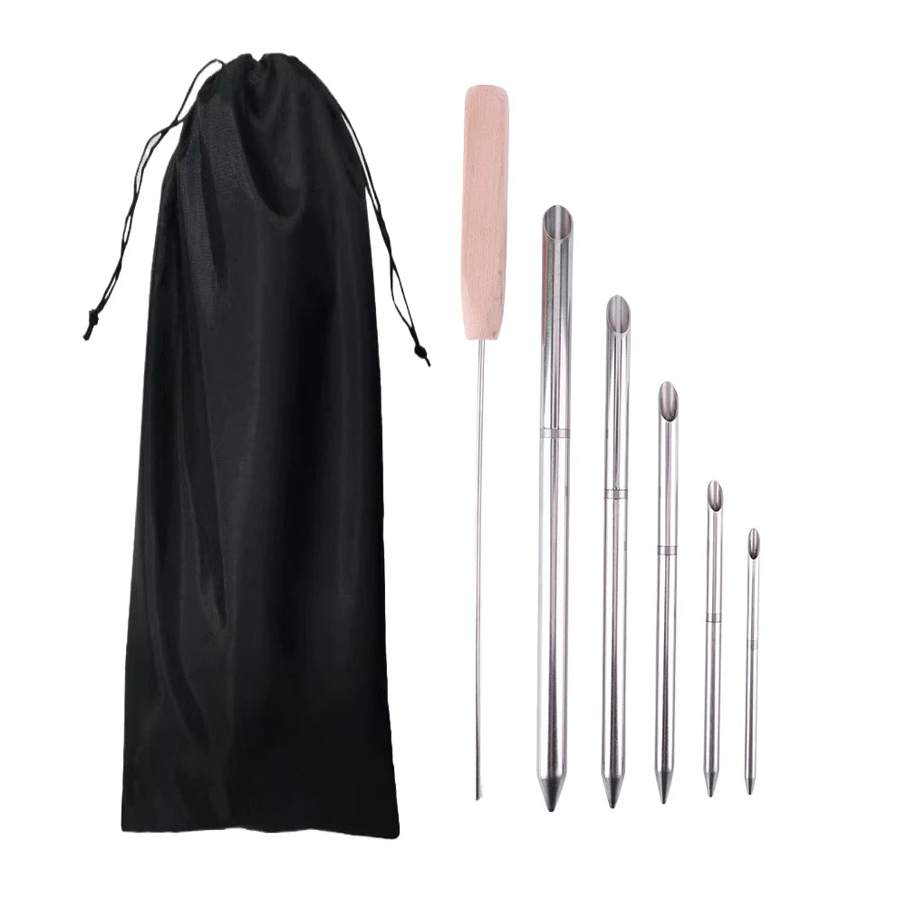 Stainless Steel Paracord Braid Needle Set Perfect for Leather and Paracord Work