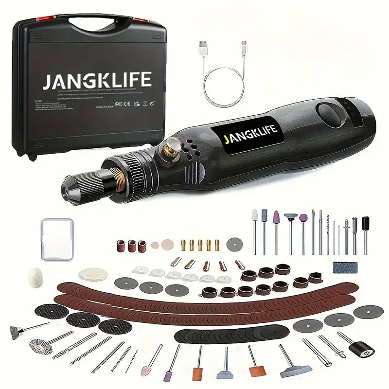 Mini grinder, Rotary Tool Kit with Box Rotary Tool Accessories, 3 Speed Rotary Multi-Tool for Crafting DIY Project.