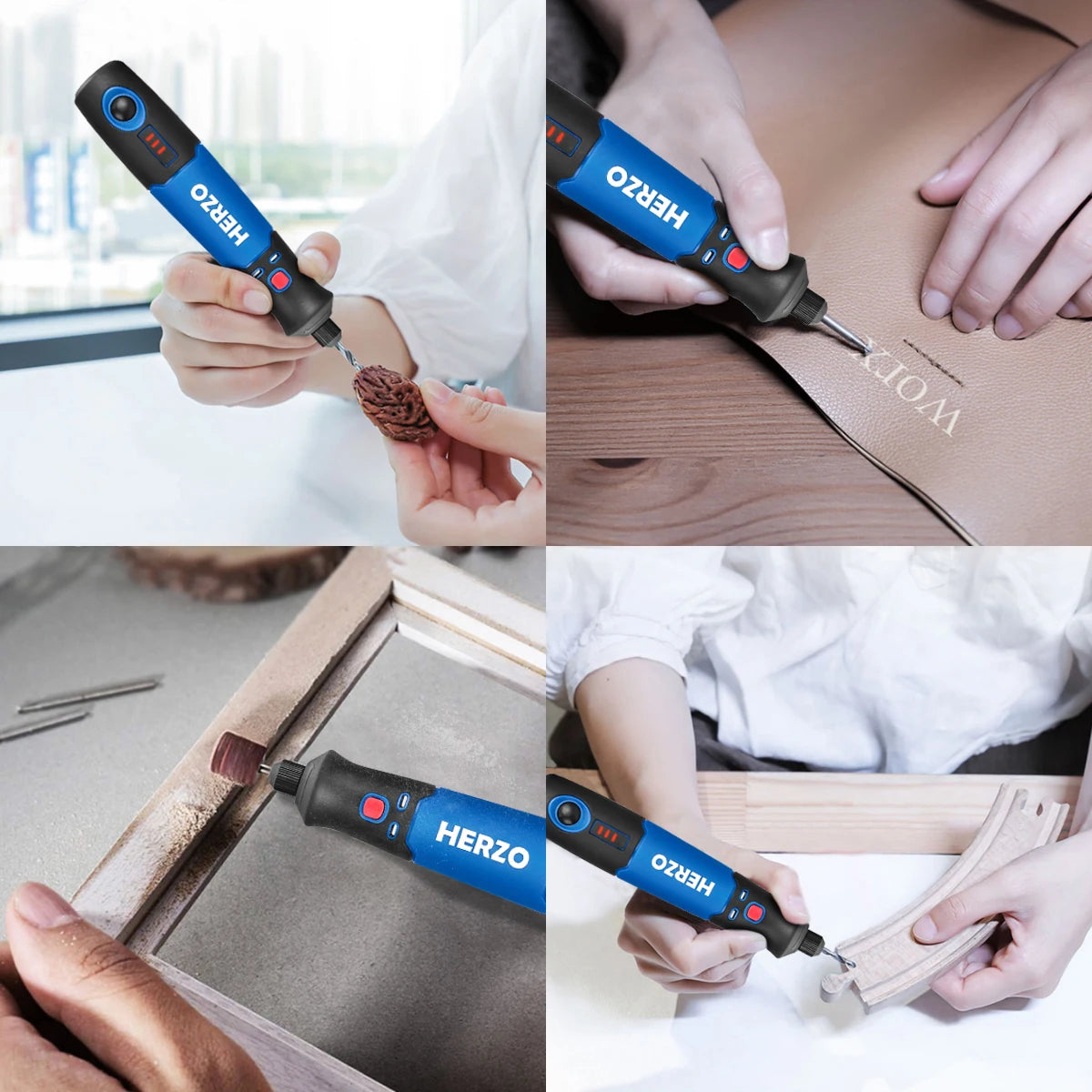 Cordless Mini Rotary Tool Engraving Machine USB Engraver Pen for Grinding Polishing