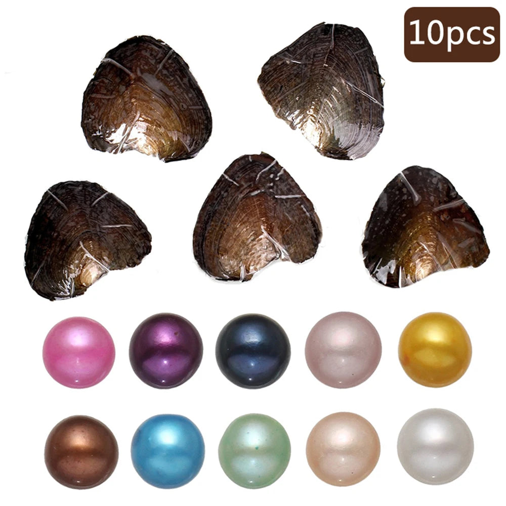 Single Pearl Vacuum-pack Oyster Beautiful Nature Gifts 10PCs/Lot