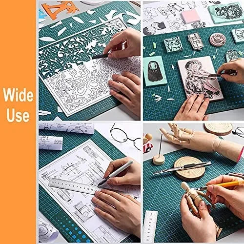 Durable A3 / A4 / A5 Multifunctional Cutting Mat DIY Handicraft Art High Elasticity Toughness