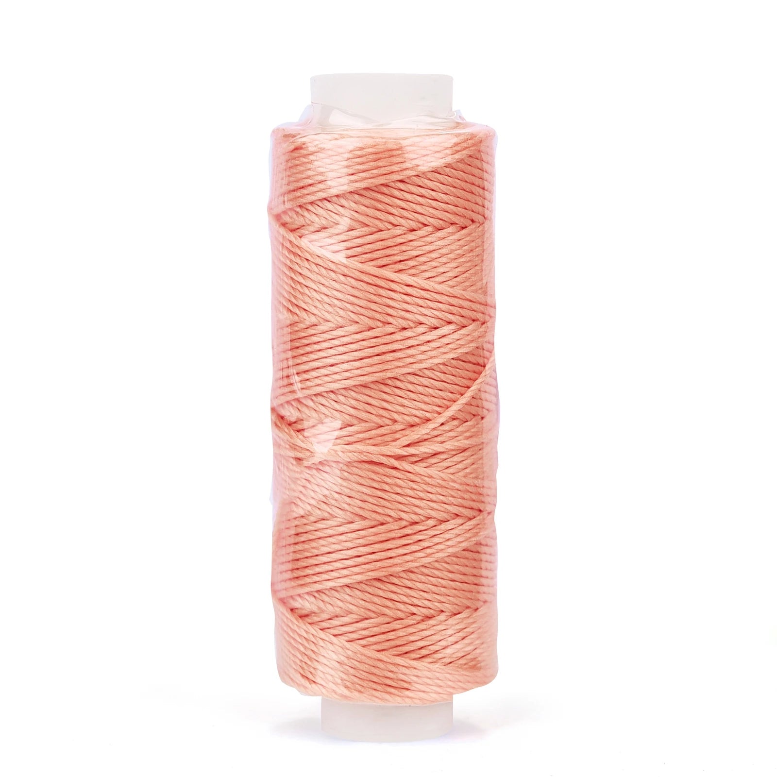 0.65mm Leather Waxed Cord For DIY Hand Stitching Thread 25 Meters Round Waxed Sewing Line