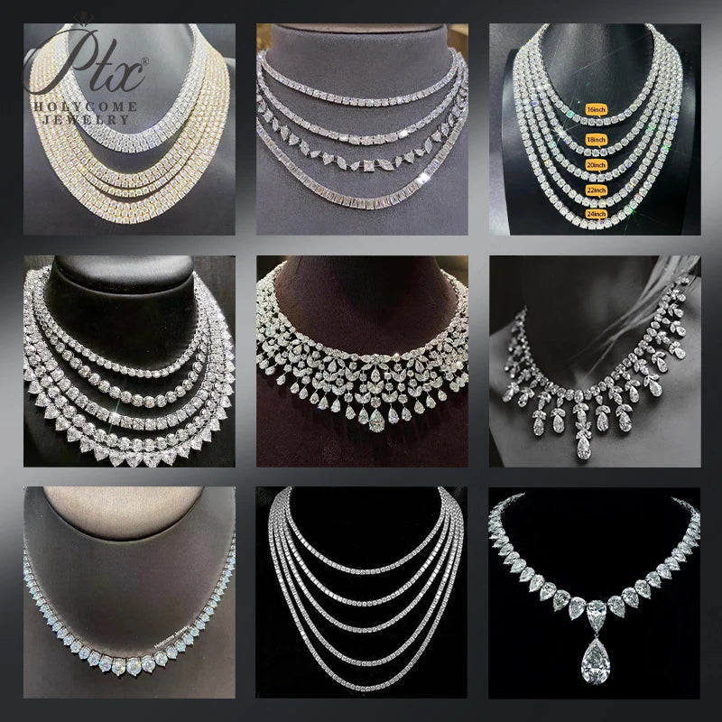0.1-10ct D White Round Cut Moissanite Beads Cut Loose Stones For Fine Jewelry Making Custom Bracelet Necklace Design