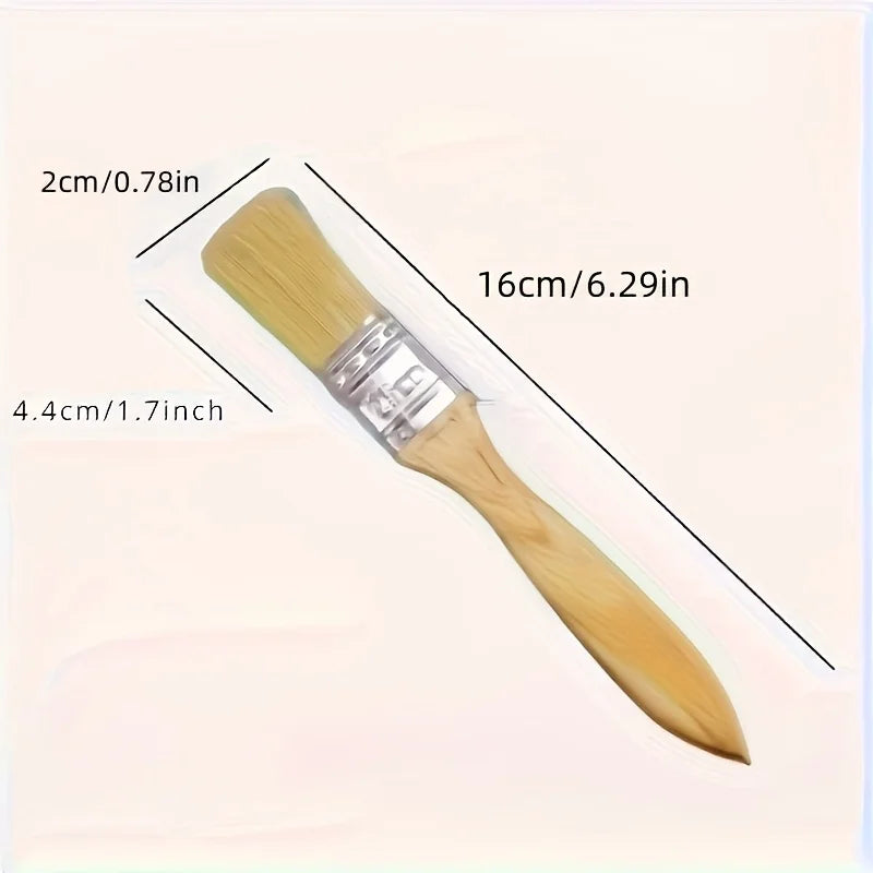 10 pig mane brushes, suitable for art, handicrafts, plastering, painting, glue application