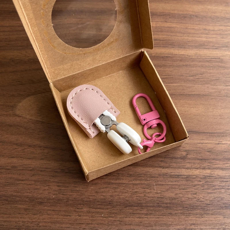 Metal Portable Sewing Small Scissor With Protective Cover Mini DIY Sewing Supply