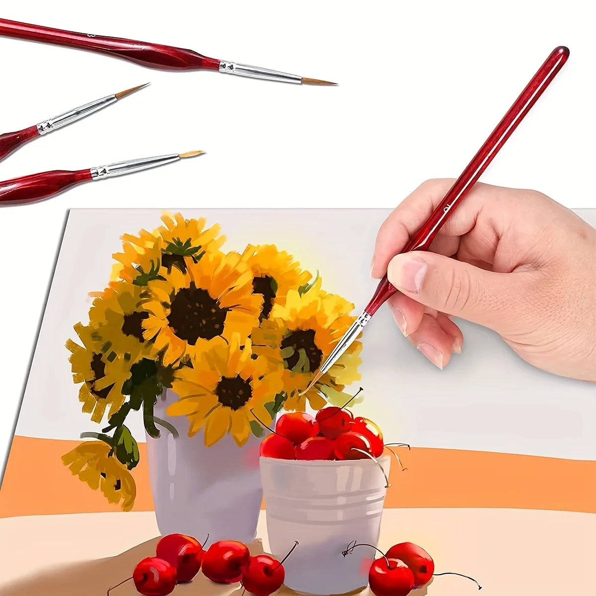 10/11/20/22Pcs Fine Detail Paint Brush Miniature Painting Brushes for Mini Paints Brush Set for Acrylic Watercolor Face Nail