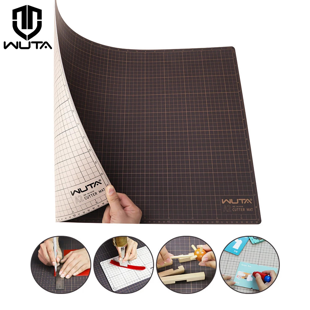 WUTA New Fabric Cutting Mat, A1 A2 A3 A4 A5 Professional Self Healing Quality Double-Sided Craft Tool Set