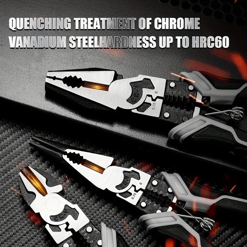 9inch Manual Various Tool Pliers Industrial Cutting Combination Pliers Diagonal Cutting Pliers
