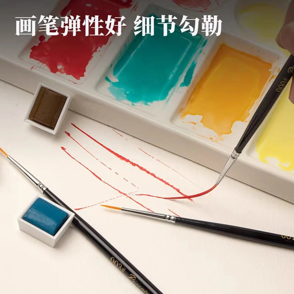 1/2/3/5pcs Rigger Artist Paint Brush Extra Long Fine Point Liner Tip for Scale Models Oil Watercolor Pin Striping