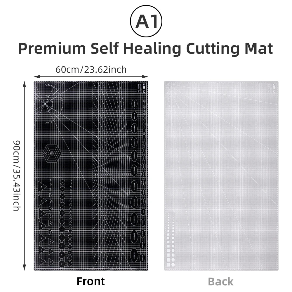 A1 Self-healing PVC Cutting Pad, DIY Desktop Protection Pad For Leather Cutting, Carving, Punching, Paper, Clay